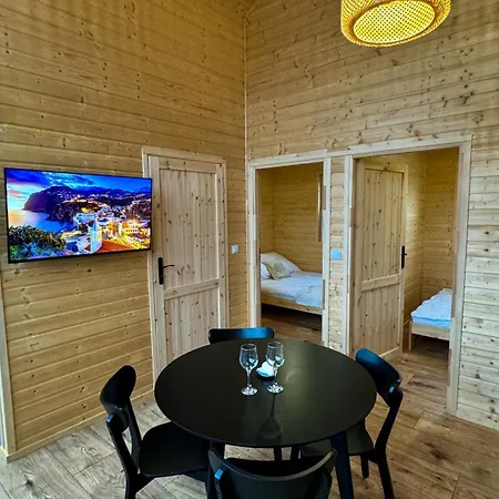 Nadmorskie Chatki, Domki Letniskowe, Sauna Ferienhaus *